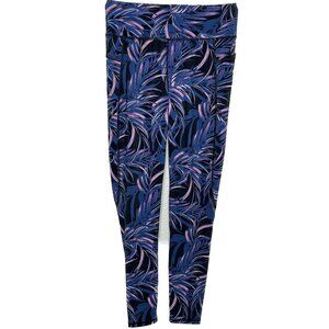 Sweaty Betty Zero Gravity Leggings M Blue Black Compression